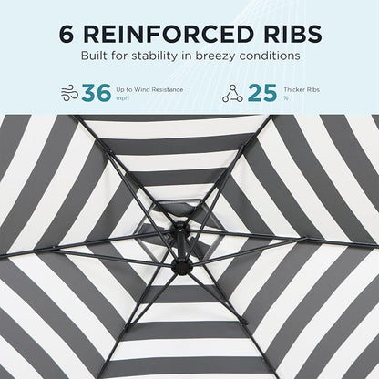 10FT Outdoor Offset Umbrella, Cantilever Patio Umbrella - Image 5
