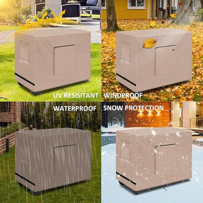Kovshuiwe Outdoor Dining Cart Cover - Heavy Duty Waterproof Cover for Royal Gourmet Cart Flattop Worktable PC3401S & PC3401B, Compatible with 40 inch Outdoor Utility Cart-48''L x 30''W x 34''H, Khaki