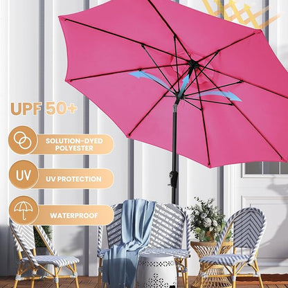 Ayge Patio Umbrella 9FT Outdoor Umbrella Patio Table - Image 6