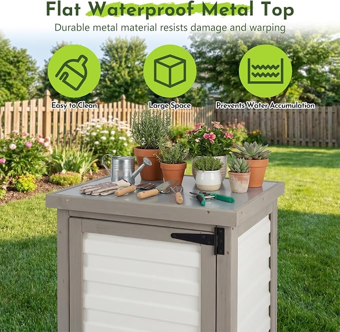 Small Outdoor Storage Cabinet - Image 2