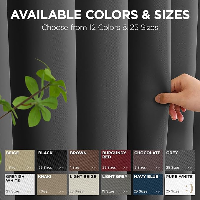 Joydeco Door Curtain Blackout Curtains - Image 7