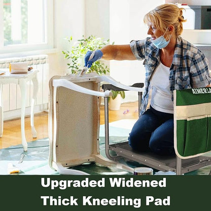 Foldable Garden Kneeler Seat Heavy Duty Gardening Stool - Image 5