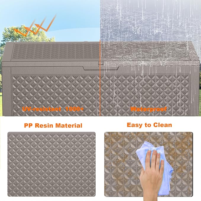 ROJIK Outdoor Storage Housing Deck Box - Image 4