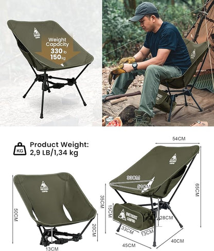 ONETIGRIS Tigerblade Camping Chair, Lightweight Folding Backpacking Hiking Chair - Image 3