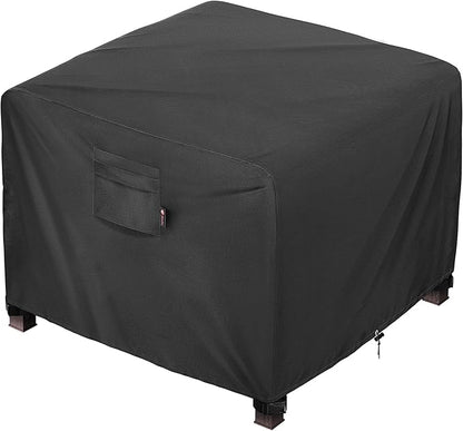 iBirdie Square Fire Pit Cover 50 x 50 inch Outdoor Waterproof and Weatherproof Heavy Duty 600D Patio Furniture Table Fireplaces Coffee Table Covers