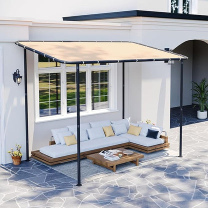 10x6 Lean to Pergola Outdoor Gazebo by Breezestival