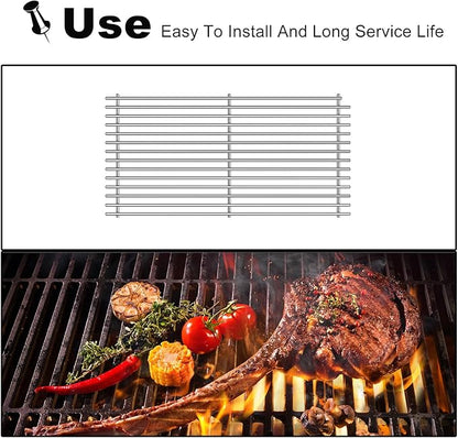 Grill Grates Replacement for DCS Grill Parts 54801 DCS 36, 48, 36ABQR,36BQ, 36BQR, 36DBQ, 48DBQAR, 48DBQR, 48EBQAR, 48EBQR, BGA36-BQARL, BGA36-BQARN, Stainless Steel Ceramic Rods Grids BBQ 20”
