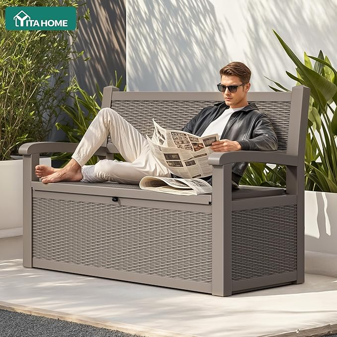 YITAHOME 70 Gallon Deck Bench - Image 5