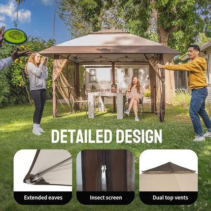 CROWN SHADES 13x13 Pop Up Gazebo - Image 3