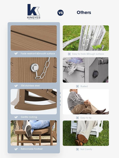 Adirondack Rocking Chair Set of 2 - Image 5