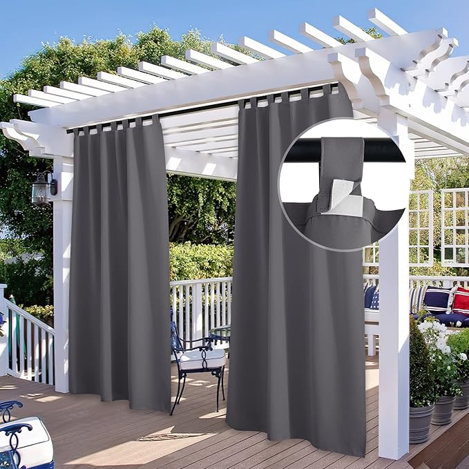 2 Panels Patio Curtains Outdoor by StangH