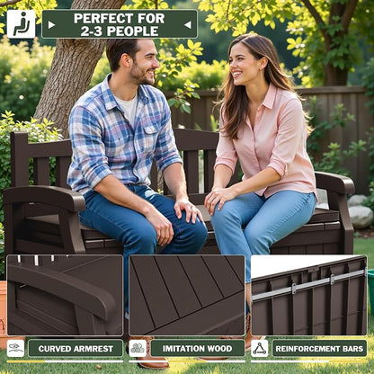 Flamaker 80 Gallon Storage Bench - Image 4