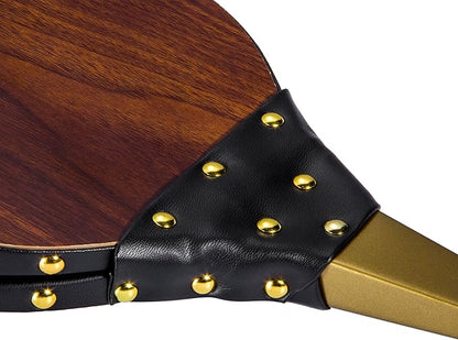 goldblue 15.5" x 6.5" Fireplace Wood Bellows Fireplace Bellows Outdoors Barbeque Grill Chimney Hand Bellow, Wood Bellows
