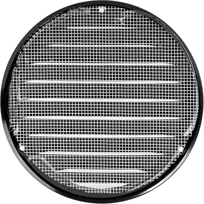 Repa Market 5 Inch (Opening Dimensions) Air Vent Covers/Black Galvanized Steel Return Air Grille/AC Vent Cover/Wall or Ceiling HVAC Registers Grilles & Vents for DIY & Home Improvement