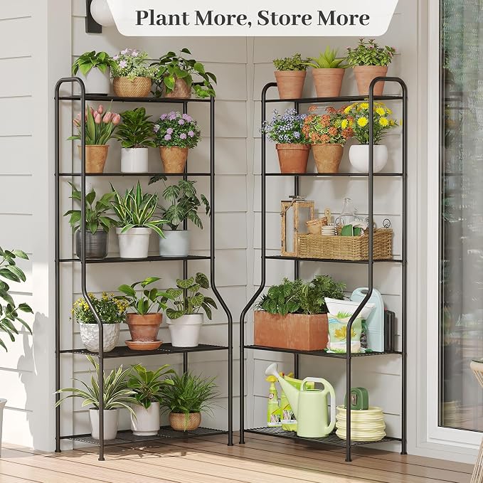 Kitsanery Plant Stand Indoor Outdoor - Image 9