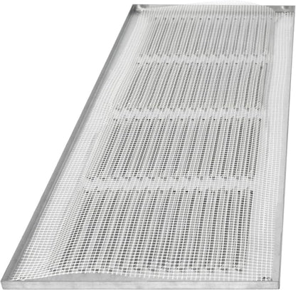 Repa Market Air Vent Cover 16x6 Inch (Outer Dimensions) Galvanized Steel Louvered Grill Cover with Mesh Screen/Wall or Ceiling Vent/HVAC Register for Indoor and Outdoor Ventilation