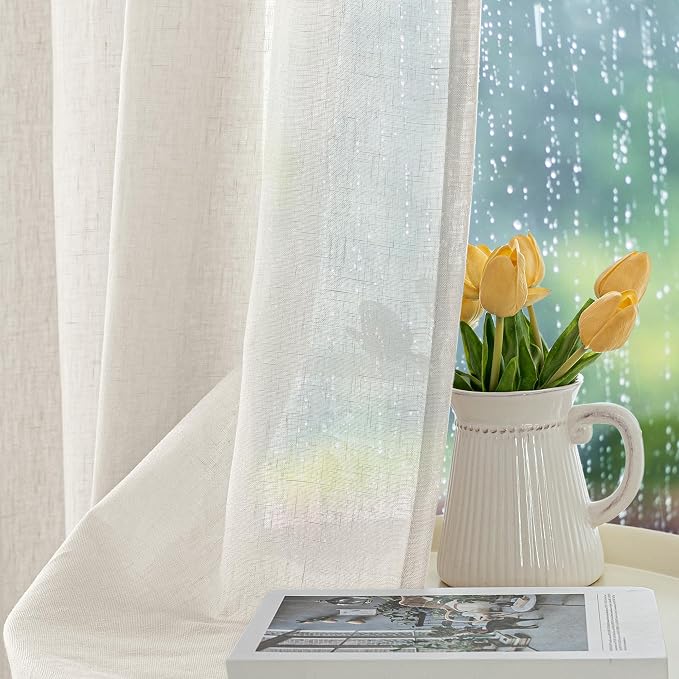 Semi Voile Sheer Outdoor Curtains - Image 2