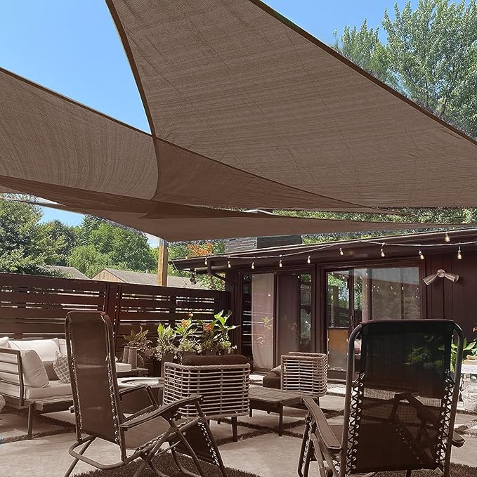 LOVE STORY 16' x 16' x 22' Triangle Sun Shade Sail by LOVESTORY
