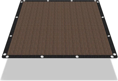 90% Shade Cloth Sun Shade Fabric Privacy Screen Shade Cover by eMeritDirect