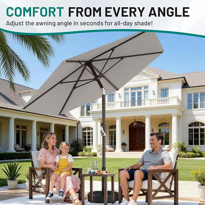 7.5FT Patio Umbrella Table Market Umbrella - Image 6
