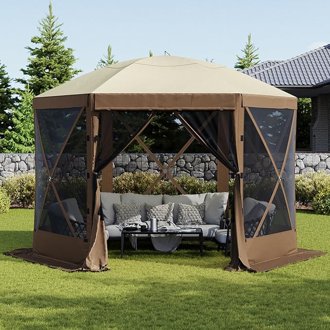 Aoxun 10x10FT Pop-up Canopy Shelter Tent - Image 2
