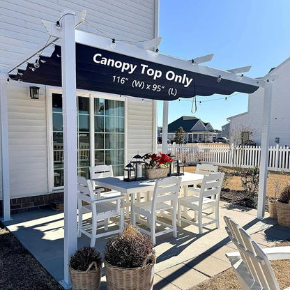 Pergola Shade Cover Replacement Canopy Top Compatible - Image 4
