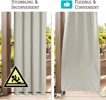 RYB HOME Outdoor Curtains Windproof - Image 5