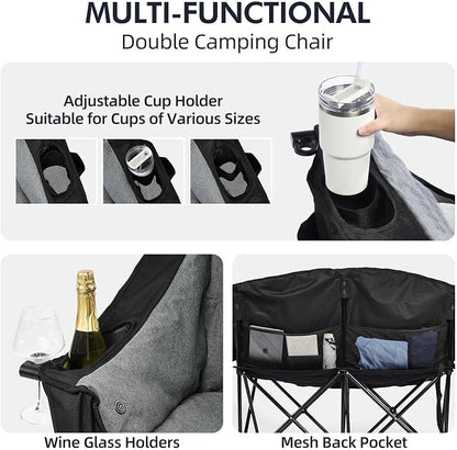 Heated Double Camping Chair - Image 5