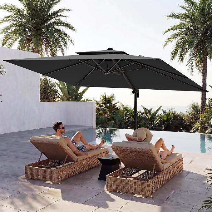 10x13 FT Patio Cantilever Umbrella - Image 9