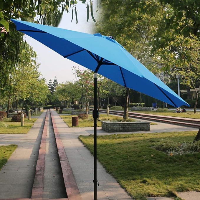 Sunnyglade 9' Patio Umbrella Outdoor Table Umbrella - Image 5
