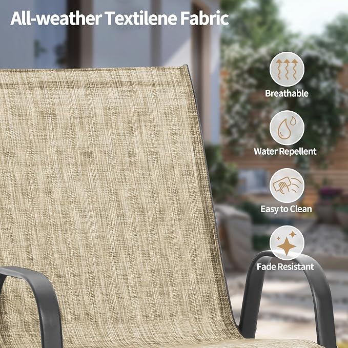 Patio Chairs Set of 6 - Image 7