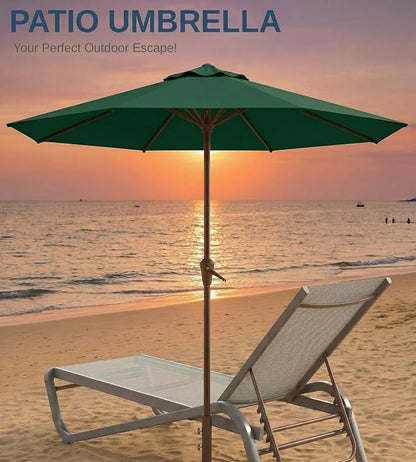 10FT Patio Umbrella, Outdoor Umbrella - Image 9