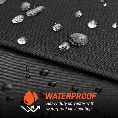 Arcedo Outdoor Grill Cover Compatible with Traeger 20 and Rec Tec Bullseye - Heavy Duty Pellets Smoker Cover for Tailgater Grill Accessories