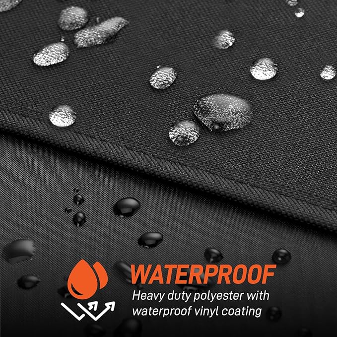 Arcedo Grill Cover Compatible with Traeger Ironwood 885, Heavy Duty Waterproof Pellet Somker Cover Full Length Outdoor BBQ Grill Accessory BAC513