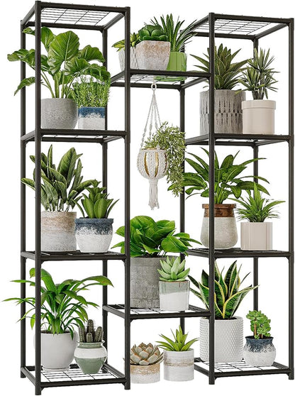 Bamworld Plant Stand Outdoor Metal Plant Shelf by Bamworld