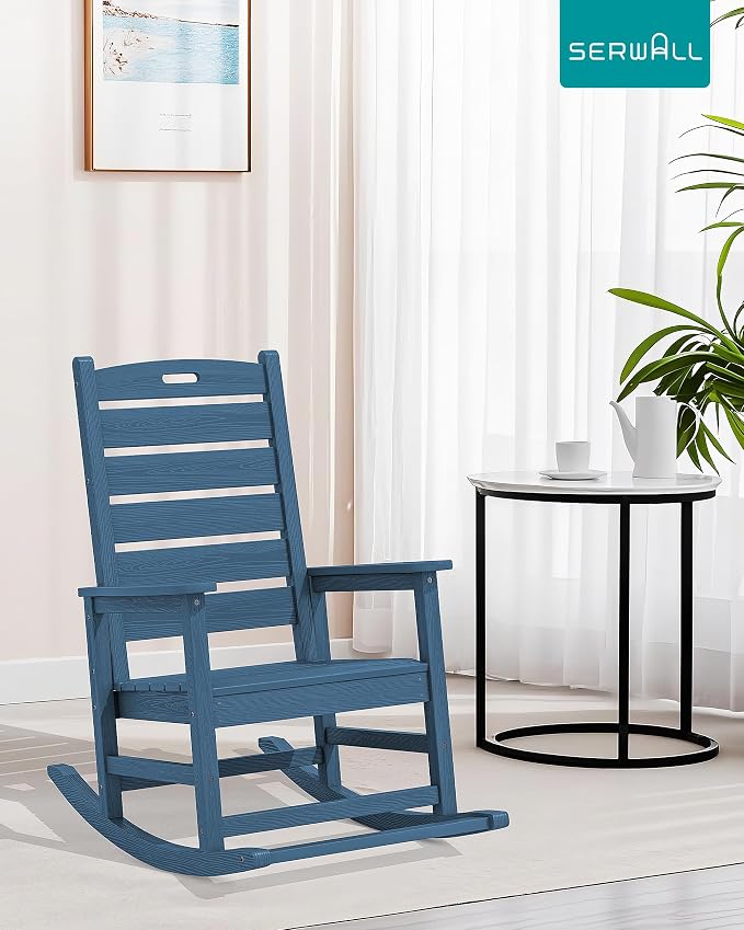 SERWALL Oversized Outdoor Rocking Chair - Image 9