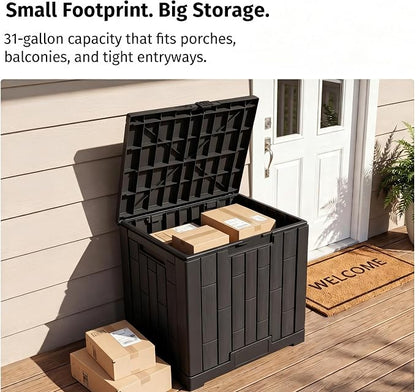 31 Gallon Resin Deck Box, Package Delivery Box - Image 9