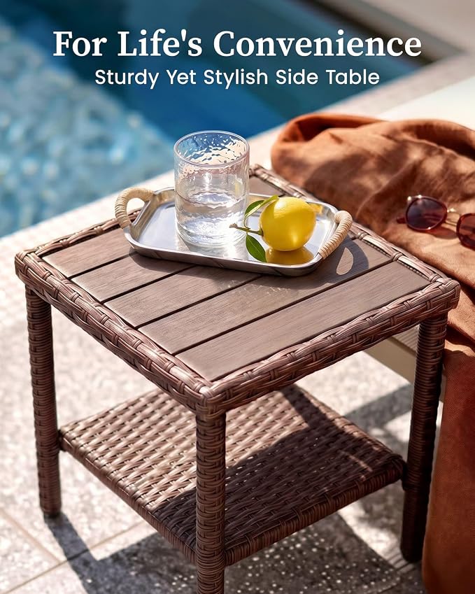 Resort-Grade Outdoor Swivel Recliner, 6.2" Ultra Thick Cushions | Heavy Duty - Image 8