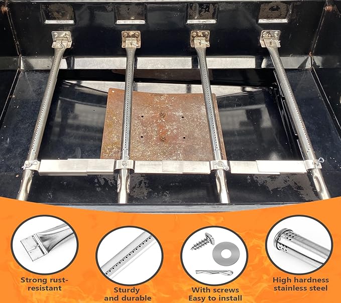 Hisencn Grill Replacement Parts for Charbroil Performance 463347519, 463347518 463377017, 463361017, 304 Stainless Steel Grill Parts for Char-Broil 463275517, 463376117, 463377117, 463376018P2