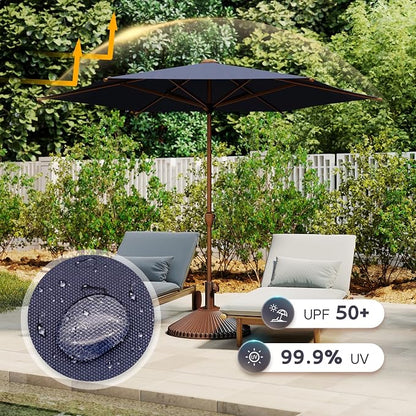 Abba Patio 9FT Outdoor Patio Umbrella Outdoor Table Umbrella - Image 5