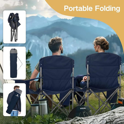 ALPHA CAMP Oversized Fully Padded Camping Chairs - Image 9