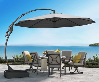 Grand patio 12FT Cantilever Round Umbrella - Image 9