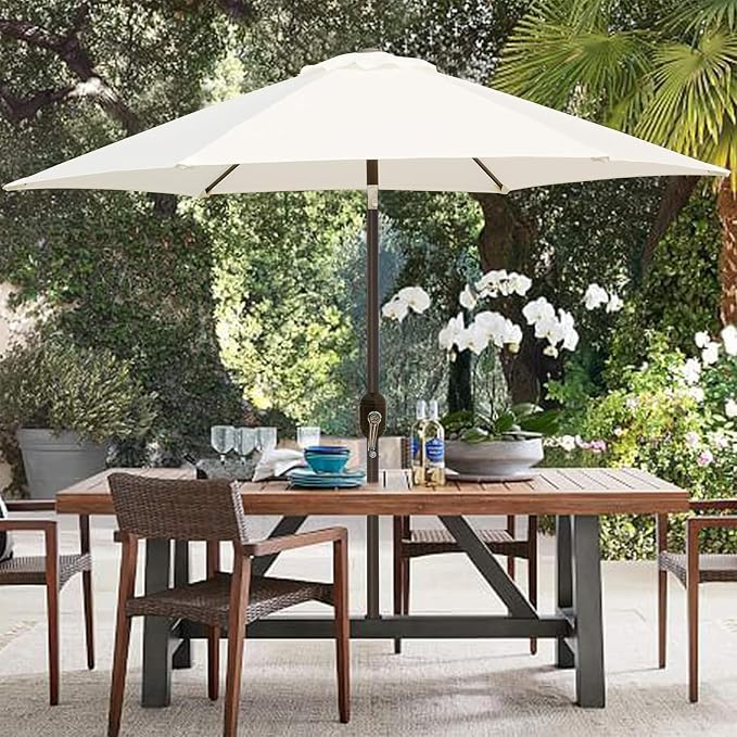 7.5 ft Patio Umbrella, Yard Umbrella, Outdoor Market Umbrella - Image 6