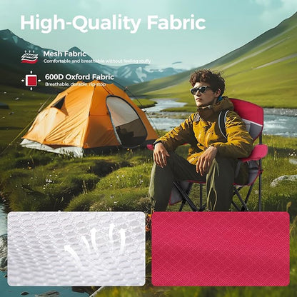 ALPHA CAMP Oversized Fully Padded Camping Chairs - Image 6