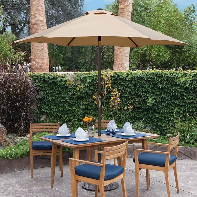 7.5 ft Patio Umbrella, Yard Umbrella, Outdoor Market Umbrella - Image 6