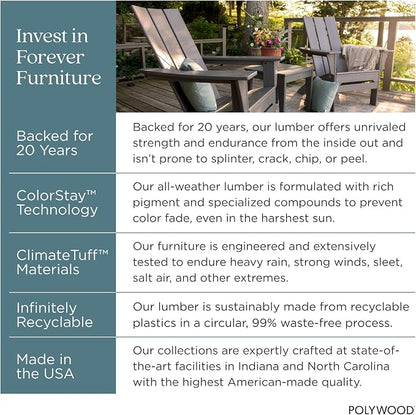 POLYWOOD Presidential Rocking Chair in Teak - Image 9