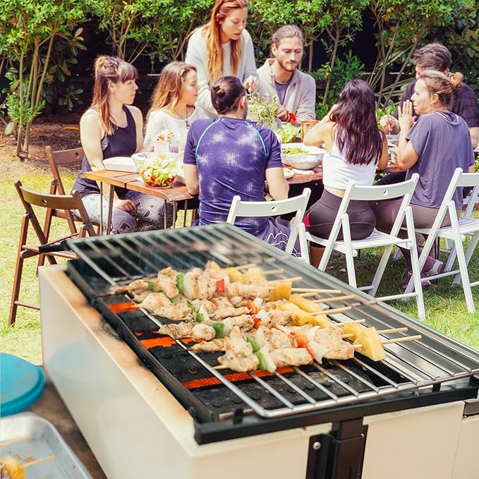 KEESHA BBQ Grill Mesh Metal Stainless Steel Barbecue Grill Grates Replacement - Barbecue Grilling Grid Wire Mesh, Multifunction Cooking Net for Outdoor Grill 2 Pack (15 3/4''*11 13/16'')