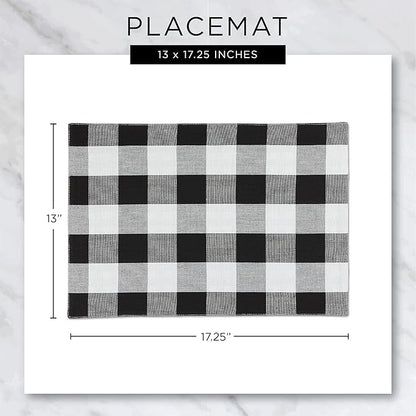 DII PVC Tabletop Collection Woven Indoor/Outdoor, Placemat Set, 13x17.25, Aqua, 6 Piece