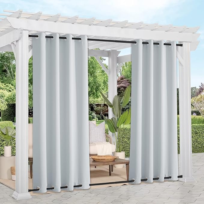 NICETOWN 2 Panels Outdoor Curtains - Image 8
