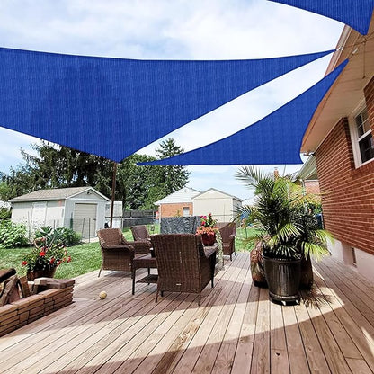 Patio Paradise 20' x 20' x 20' Sun Shade Sail Triangle Canopy Shade Cloth by Patio